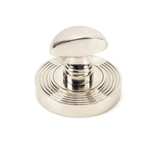 Load image into Gallery viewer, 45741 Polished Nickel Round Thumbturn Set (Beehive)