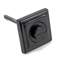 Load image into Gallery viewer, 45746 Black Round Thumbturn Set (Square)