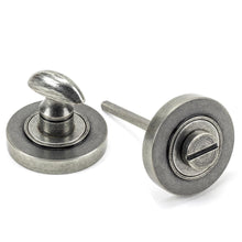 Load image into Gallery viewer, 45751 Pewter Round Thumbturn Set (Plain)