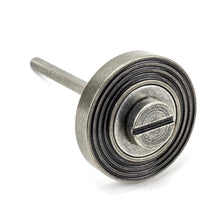 Load image into Gallery viewer, 45753 Pewter Round Thumbturn Set (Beehive)