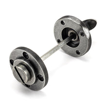 Load image into Gallery viewer, 45753 Pewter Round Thumbturn Set (Beehive)