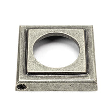 Load image into Gallery viewer, 45754 Pewter Round Thumbturn Set (Square)