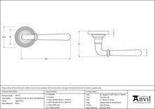 Load image into Gallery viewer, 45757 Aged Brass Newbury Lever on Rose Set (Beehive)