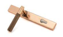 Load image into Gallery viewer, 45776 Polished Bronze Brompton Slimline Espag. Lock Set