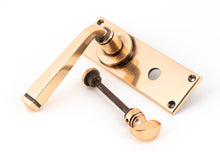 Load image into Gallery viewer, 45789 Polished Bronze Avon Lever Bathroom Set