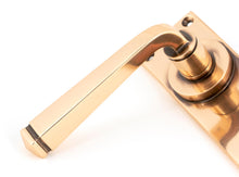Load image into Gallery viewer, 45790 Polished Bronze Avon Lever Euro Lock Set