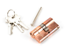 Load image into Gallery viewer, 45821 Polished Bronze 30/30 5pin Euro Cylinder KA