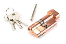 Load image into Gallery viewer, 45841 Polished Bronze 30/30 5pin Euro Cylinder/Thumbturn