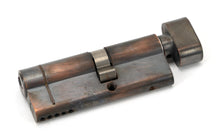 Load image into Gallery viewer, 45852 Aged Bronze 35T/45 5pin Euro Cylinder/Thumbturn