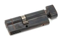 Load image into Gallery viewer, 45856 Aged Bronze 35/45T 5pin Euro Cylinder/Thumbturn