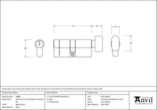 Load image into Gallery viewer, 45868 Aged Bronze 35/35 5pin Euro Cylinder/Thumbturn KA