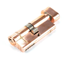 Load image into Gallery viewer, 45869 Polished Bronze 35/35 5pin Euro Cylinder/Thumbturn KA