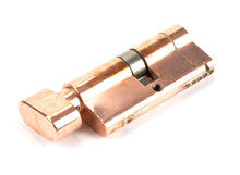 Load image into Gallery viewer, 45869 Polished Bronze 35/35 5pin Euro Cylinder/Thumbturn KA