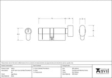 Load image into Gallery viewer, 45871 Aged Brass 35/35 5pin Euro Cylinder/Thumbturn KA