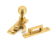 Load image into Gallery viewer, 45935 Polished Brass Beehive Sash Hook Fastener
