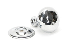 Load image into Gallery viewer, 46023 Polished Chrome Hammered Mushroom Cabinet Knob 32mm