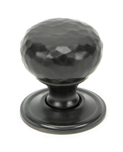 Load image into Gallery viewer, 46024 Aged Bronze Hammered Mushroom Cabinet Knob 32mm