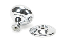 Load image into Gallery viewer, 46028 Polished Chrome Hammered Mushroom Cabinet Knob 38mm