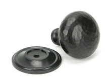 Load image into Gallery viewer, 46029 Aged Bronze Hammered Mushroom Cabinet Knob 38mm