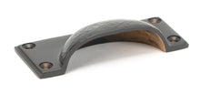 Load image into Gallery viewer, 46039 Aged Bronze Hammered Art Deco Drawer Pull