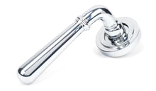 Load image into Gallery viewer, 46054 Polished Chrome Newbury Lever on Rose Set (Art Deco)