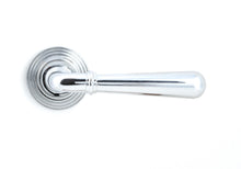 Load image into Gallery viewer, 46055 Polished Chrome Newbury Lever on Rose Set (Beehive)