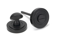 Load image into Gallery viewer, 46106 Aged Bronze Round Thumbturn Set (Art Deco)