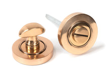 Load image into Gallery viewer, 46109 Polished Bronze Round Thumbturn Set (Plain)