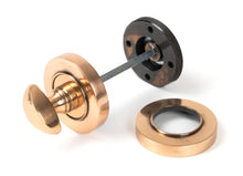 Load image into Gallery viewer, 46109 Polished Bronze Round Thumbturn Set (Plain)