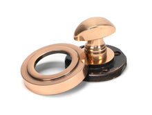 Load image into Gallery viewer, 46110 Polished Bronze Round Thumbturn Set (Art Deco)