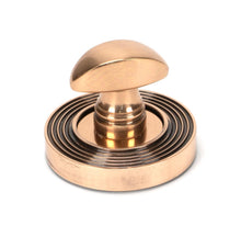Load image into Gallery viewer, 46111 Polished Bronze Round Thumbturn Set (Beehive)