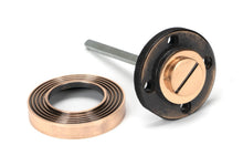 Load image into Gallery viewer, 46111 Polished Bronze Round Thumbturn Set (Beehive)