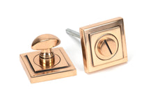 Load image into Gallery viewer, 46112 Polished Bronze Round Thumbturn Set (Square)