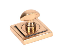 Load image into Gallery viewer, 46112 Polished Bronze Round Thumbturn Set (Square)