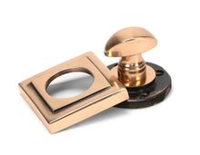 Load image into Gallery viewer, 46112 Polished Bronze Round Thumbturn Set (Square)