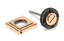 Load image into Gallery viewer, 46112 Polished Bronze Round Thumbturn Set (Square)