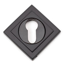 Load image into Gallery viewer, 46124 Aged Bronze Round Euro Escutcheon (Square)