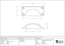Load image into Gallery viewer, 46137 Pewter Art Deco Drawer Pull