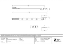 Load image into Gallery viewer, 46151 Polished Nickel 10" Hammered Newbury Stay