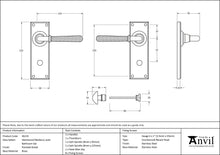 Load image into Gallery viewer, 46219 Polished Nickel Hammered Newbury Lever Bathroom Set