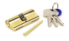 Load image into Gallery viewer, 46248 Lacquered Brass 35/35 5pin Euro Cylinder KA