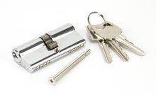 Load image into Gallery viewer, 46249 Polished Chrome 35/35 5pin Euro Cylinder KA