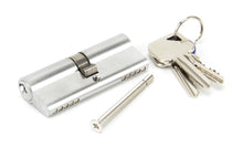 Load image into Gallery viewer, 46253 Satin Chrome 40/40 5pin Euro Cylinder KA