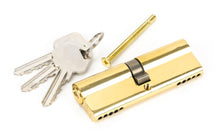 Load image into Gallery viewer, 46257 Lacquered Brass 45/45 5pin Euro Cylinder KA