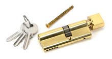 Load image into Gallery viewer, 46260 Lacquered Brass 35T/45 5pin Euro Cylinder/Thumbturn