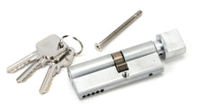 Load image into Gallery viewer, 46262 Satin Chrome 35T/45 5pin Euro Cylinder/Thumbturn