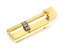 Load image into Gallery viewer, 46263 Lacquered Brass 35/45T 5pin Euro Cylinder/Thumbturn