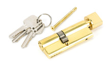 Load image into Gallery viewer, 46263 Lacquered Brass 35/45T 5pin Euro Cylinder/Thumbturn