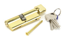 Load image into Gallery viewer, 46275 Lacquered Brass 40/40 5pin Euro Cylinder/Thumbturn KA