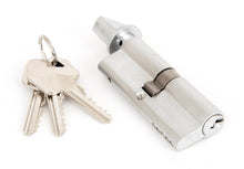 Load image into Gallery viewer, 46277 Satin Chrome 40/40 5pin Euro Cylinder/Thumbturn KA